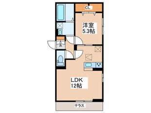 Dスクエア金森東の物件間取画像